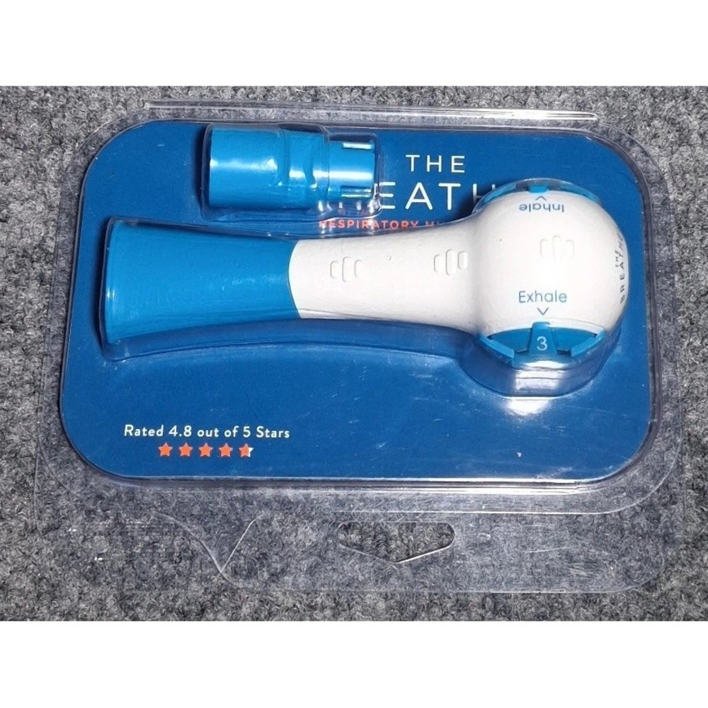 PN Medical The Breather Respiratory Muscle Trainer Blue White RMT Device